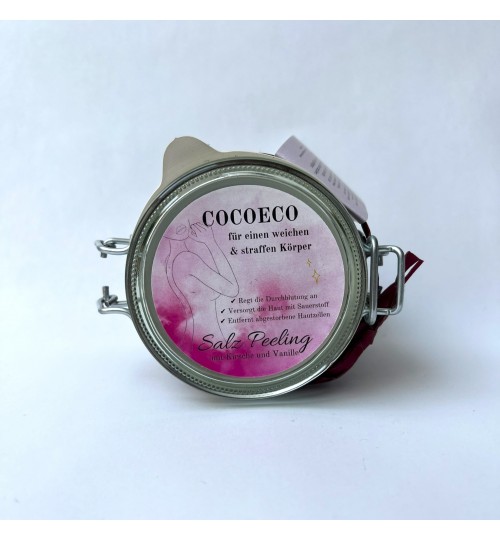 Körperpeeling – Kirsche und Vanille – Cocoeco  Naturkosmetik 1