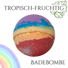 tropisch-fruchtige Badebombe Cocoeco