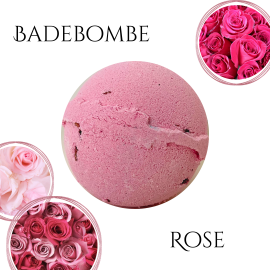 Rose Badebombe Cocoeco