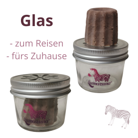 aufbewahrungsglas lamazuna für festes shapoo 
