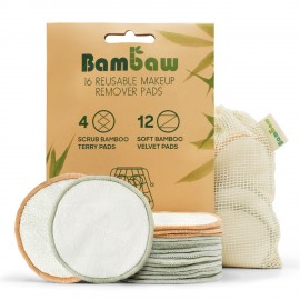 Abschminkpads / Wattepads wiederverwendbar - 16 Stück - Bambaw