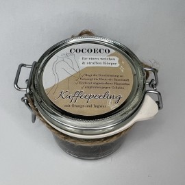 Dateien durchsuchen … Dateien hochladen Körperpeeling – Kaffeepeeling – Cocoeco 250g