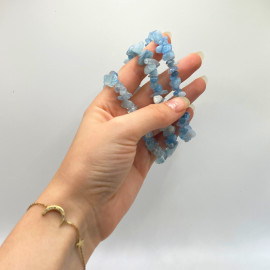 kaufen Aquamarin Chip Armband