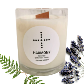 natürliche nachhaltige sojawachskerze lavendel patchouli cedar
