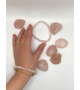 Rosenquarz Armband & Rosenquarz kristal
